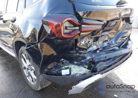 2022 BMW X3 Sdrive30I z USA, uszkodzony, nr VIN 5UX43DP09N9J02131